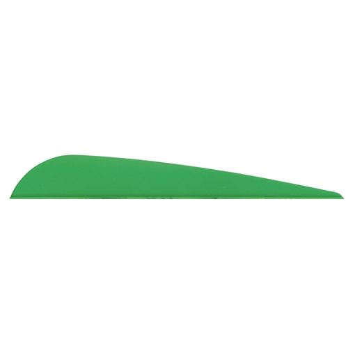 Bohning Bohning Bronco Vanes Neon Green 4 in. 100 pk. 10502NG4