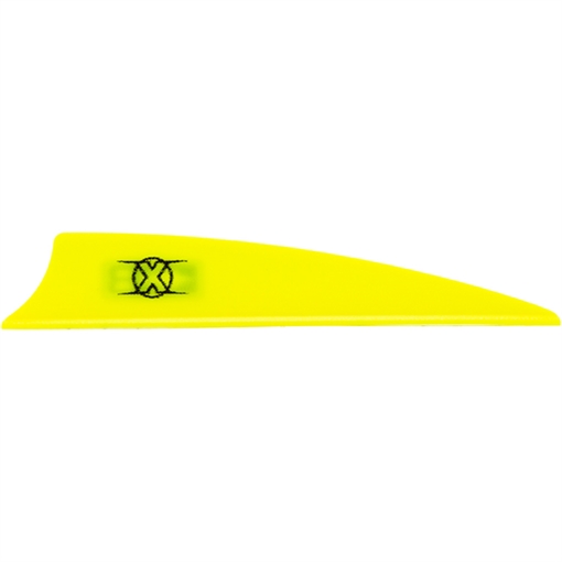 Bohning Bohning X Vanes Shield Cut 3 in. Neon Yellow 36 pk. 10771NY3S