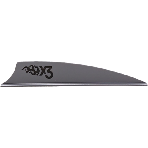 Bohning Bohning X3 Vanes Silver 2.25 in. 100 pk. 101052SL225