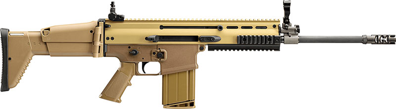 FN Herstal SCAR 17s NRCH Semi-Automatic Rifle 985412, 7.62 NATO, 16.25", Tan Adjustable Stock, Dark Earth Finish, 20 Rds