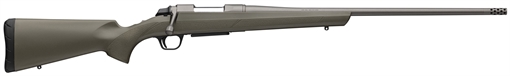 Browning AB3 Composite, Bolt Action Rifle, 7MM Remington, 26" Sporter Contour Barrel, 1:9.5 Twist, Threaded M13X.75, Muzzle Brake, Cerakote Finish, Tungsten, Weather Resistant Composite Olive Drab Green Stock, 3 Rounds, 1 Magazine 035842227