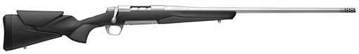 Browning X-Bolt 2, Hunter Composite, Bolt Action Rifle, 270 Winchester, 22" Sporter Contour Barrel, 1:10 Twist, Threaded M13X.75, Muzzle Brake, Matte Stainless Finish, Silver, Black Composite Adjustable Varl-Tech Stock, 4 Rounds, 1 Magazine 036008224