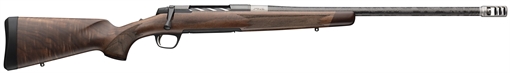 Browning X-Bolt 2 Medallion 308 Win 4+1 22" Carbon Fiber Wrapped Threaded Barrel, Matte Blued Drilled & Tapped Steel Receiver, Fixed Grade V/VI Walnut Stock, Recoil Hawg Muzzle Brake 036090218