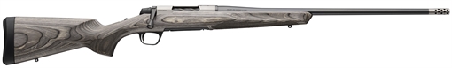 Browning X-Bolt 2 Hunter Full Size 308 Win 4+1 22" Matte Blued Threaded Sporter Barrel, Drilled & Tapped Stainless Steel Receiver, Fixed Gray Laminate Stock, Radial Muzzle Brake 036092218