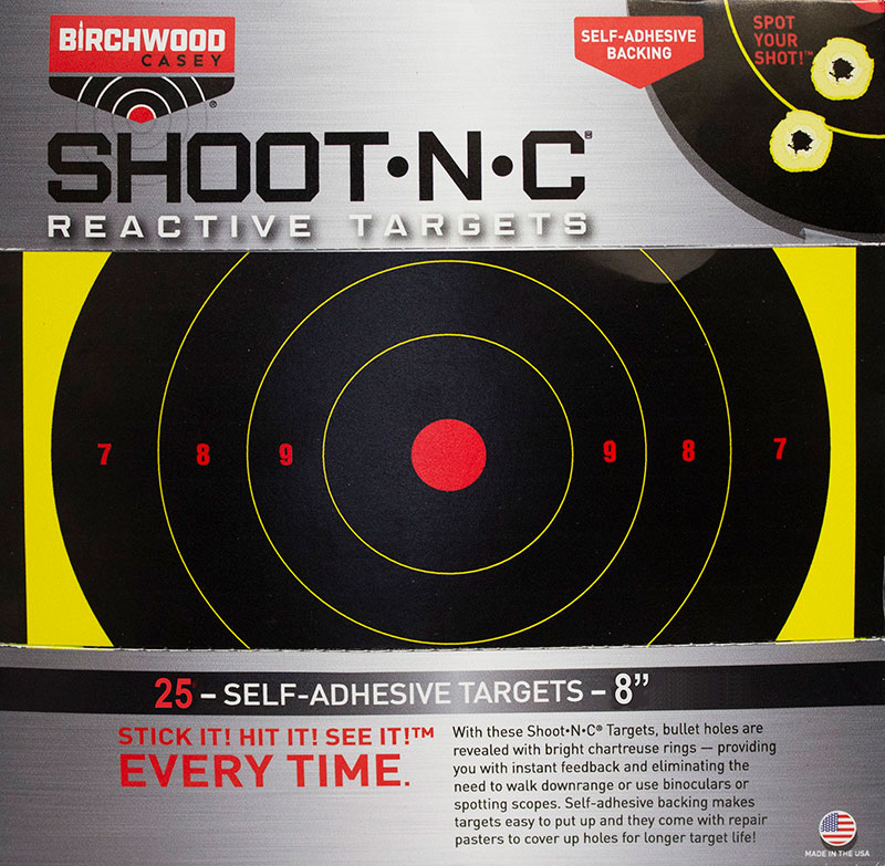 Birchwood Casey 8" Reactive Target Dispenser, 25 Pack (TDSNC825PK)