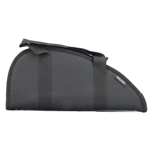 Bulldog Pistol Case Large Soft 18" x 8", Pocket Water-Resistant Nylon Textured