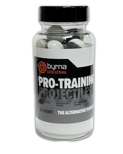 BYRNA TECHNOLOGIES PRO TRAINING PROJECTILES 25CT TUB .61 CAL FITS CL LNCHR IP61302