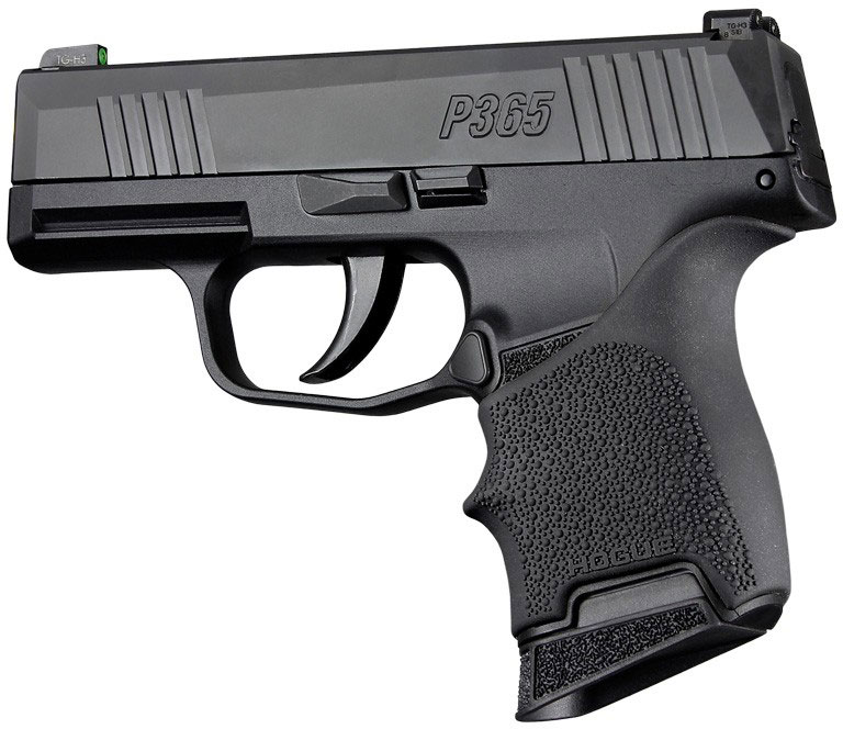 Hogue HandALL Beavertail Grip Sleeve for Sig P365, Black (18700)