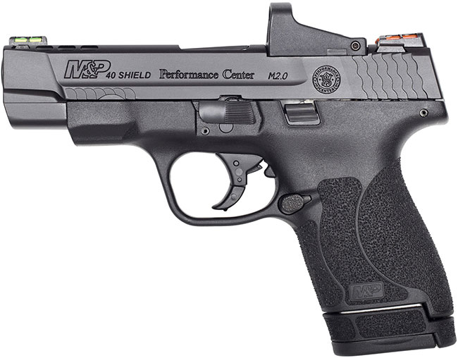 Smith and Wesson M&P40 Shield M2.0 Performance Pistol 11798, 40 S&W, 3.1", Black Polymer Grips, 6/7 Rds