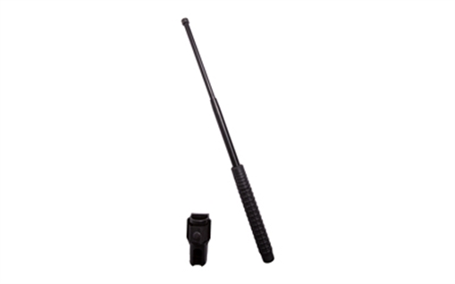 Caliber Gourmet Uzi Expandable Baton, 21" Long Expanded, 8.25" Closed, Rubber Grip, Black UZI-EXB-21H