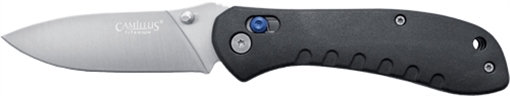 CAMILLUS ROVAX FOLDING KNIFE 3.25" SS BLADE NYLON BLACK CAM-19618