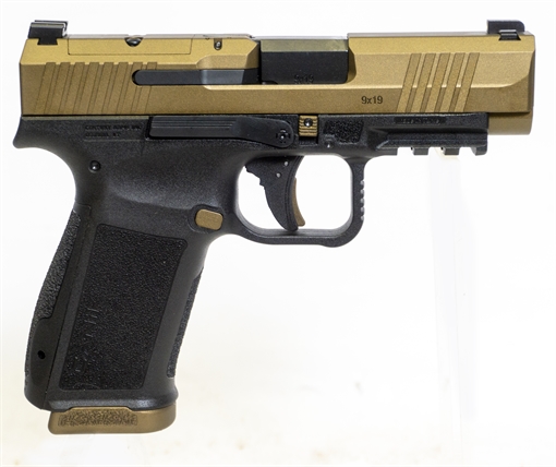 CANIK METE MC9LS 9MM BRZ/BLK 17+1 OPTICS READY SLIDE CUT HG7883B-N