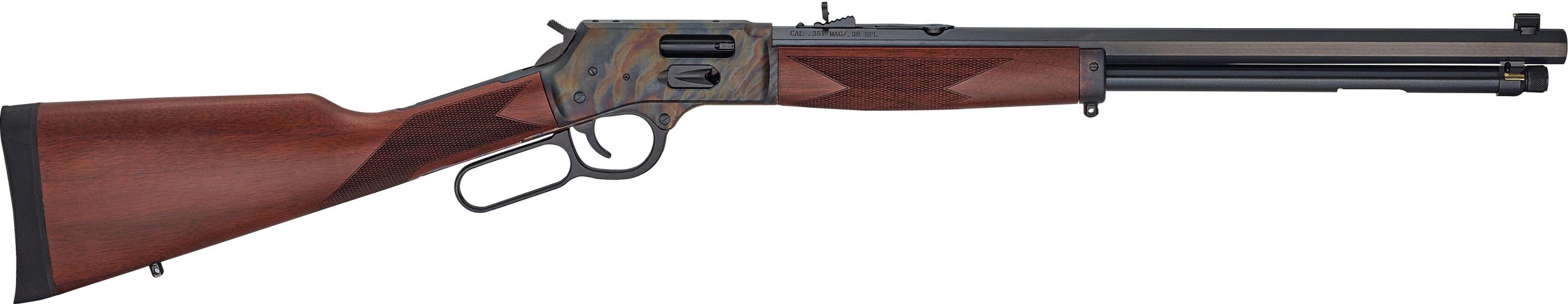 Henry Big Boy Side Gate Lever Action Rifle H012GMCC, 357 Magnum / 38 Special, 20", Walnut Stock, Case Hardened Finish, 10 Rds