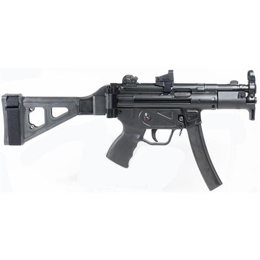 Century Arms AP5-M Pistol - Black 9mm 4.6" Barrel 2 x 30rd Mags Folding SB Tactical Brace Shield SMS2 Optic HG6036BV-N