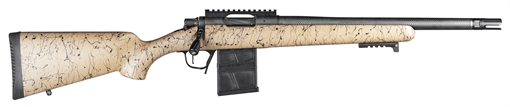 Christensen Arms Ridgeline Scout Rifle .450 Bushmaster 5rd Magazine 16" 5/8x24 Threaded Barrel Tan with Black 801-06568-00 8010656800