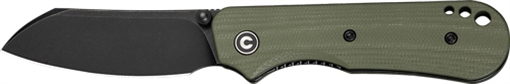 CIVIVI Knives CIVIVI Crabby Thumb Stud Knife OD Green G10 Handle C24055-1 C240551