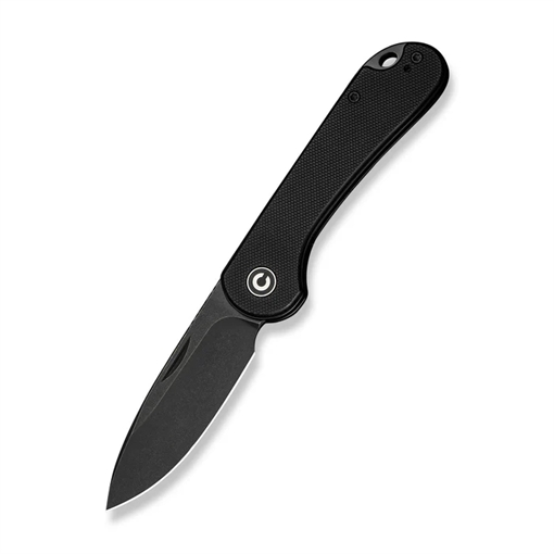 CIVIVI Knives CIVIVI Elementum Slip Joint Knife Black G10 Handle (2.96"" Black Stonewashed 14C28N Blade) C18062AJ-1