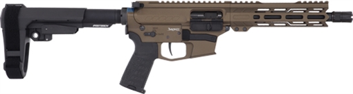CMMG Banshee MKGs Fixed Ejector Handgun 9mm Luger 33rd Magazine 8" Barrel RipBrace Midnight Bronze 99A520F-MB