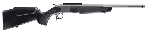 CVA Scout Gen 3, Take-Down, Single Shot Rifle, 400 Legend, 20" Threaded Barrel, Stainless Steel Finish, Synthetic Stock, Black, Ambidextrous, Scope Rail, Muzzle Brake, 1 Round CR4441S