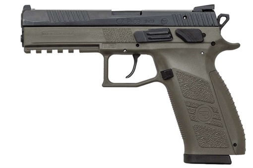 CZ P-09 AMBI SAFETY FULL SIZE HGA 9MM 4.5 IN BBL ODG FS 2/ 21RD MAG 89268