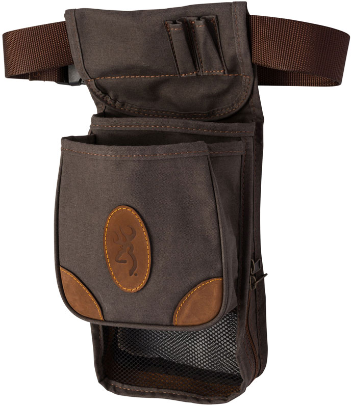Browning Lona Deluxe Shell Pouch, Canvas/Leather 121388693