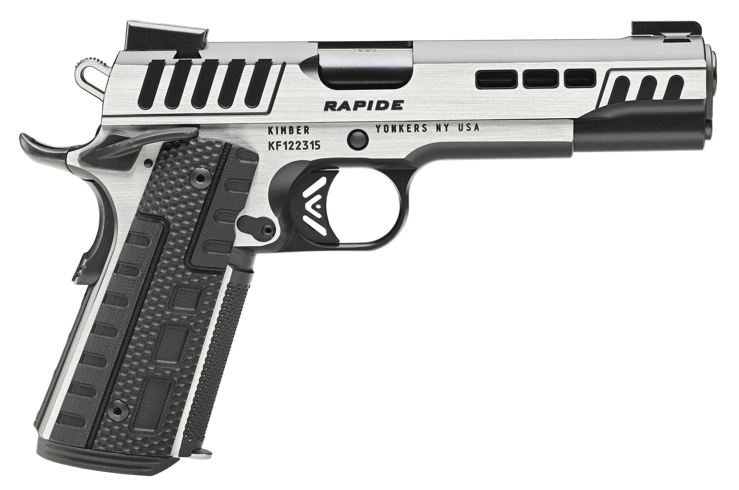 Kimber Rapide (Scorpius) Pistol 3000426 - 10MM, 5", Black KimPro II Finish, Black Rapide G10 Grips, 9 Rds