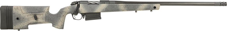 Bergara B-14 HMR Carbon Wilderness Rifle B14S382CF, 6.5 Creedmoor, 24", Camo Stock, Black Finish, 5 Rds