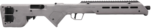 Desert Tech TREK-22 Gray Compact 22 LR 10+1 18" Free Floating Steel Barrel, Picatinny Rail Receiver, M-LOK Handguards, Fixed Polymer Stock, Suppressor Ready TRKRF2218GRY