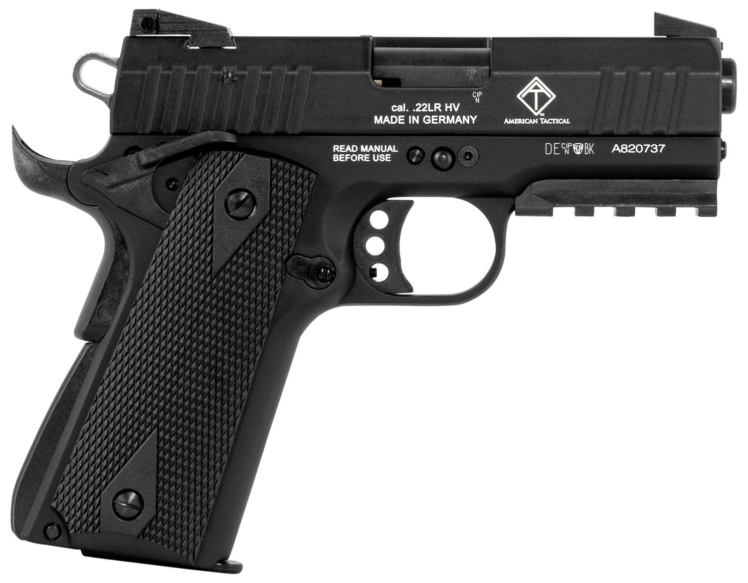 American Tactical 922 CA Compliant Pistol GERG2210GSG9CA, 22 LR, 3.40", Polymer Grips, Black, 10 Rds
