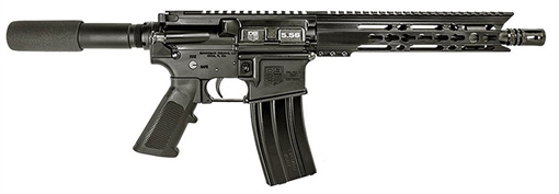 Diamondback DB15PCB10 DB15 AR Pistol Carbine Length 223 Rem,5.56 NATO 10.50" 30+1 Black Hard Coat Anodized Black Polymer Grip Buffer Tube 815875014096