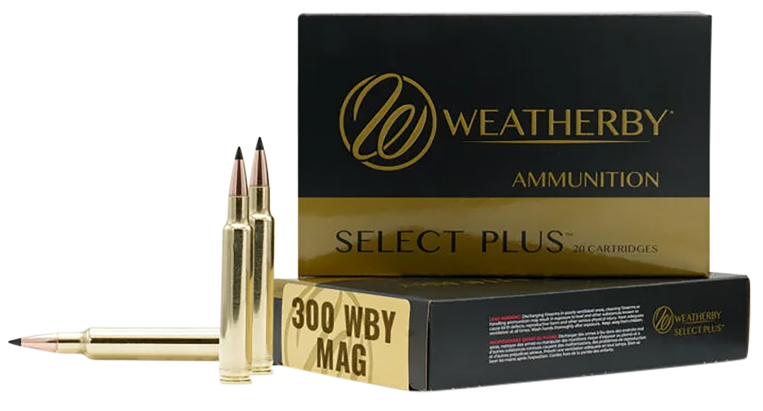 Weatherby Select Plus Rifle Ammunition H300200ELDX, 300 Weatherby Magnum, Hornady ELD-X, 200 gr, 3000 fps, 20 Rd/Bx