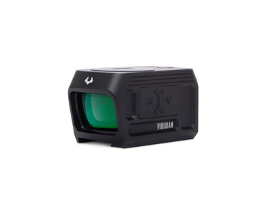 Viridian RFX45 Fully Enclosed Green Dot Reflex Sight - 5 MOA Green Dot, ACRO Footprint, Matte Black, Includes RMR Footprint Adapter