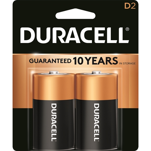 Duracell Duracell Coppertop Batteries D 2 pk. 0 41333213019