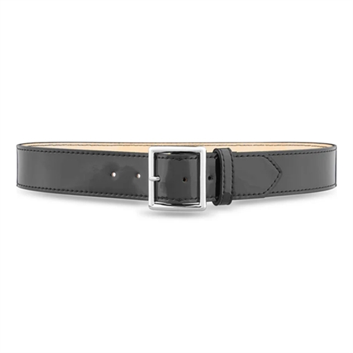 Dutyman 1-3/4"" Hi-Gloss Leather Garrison Belt with Nickel Buckle 1631-40-9031