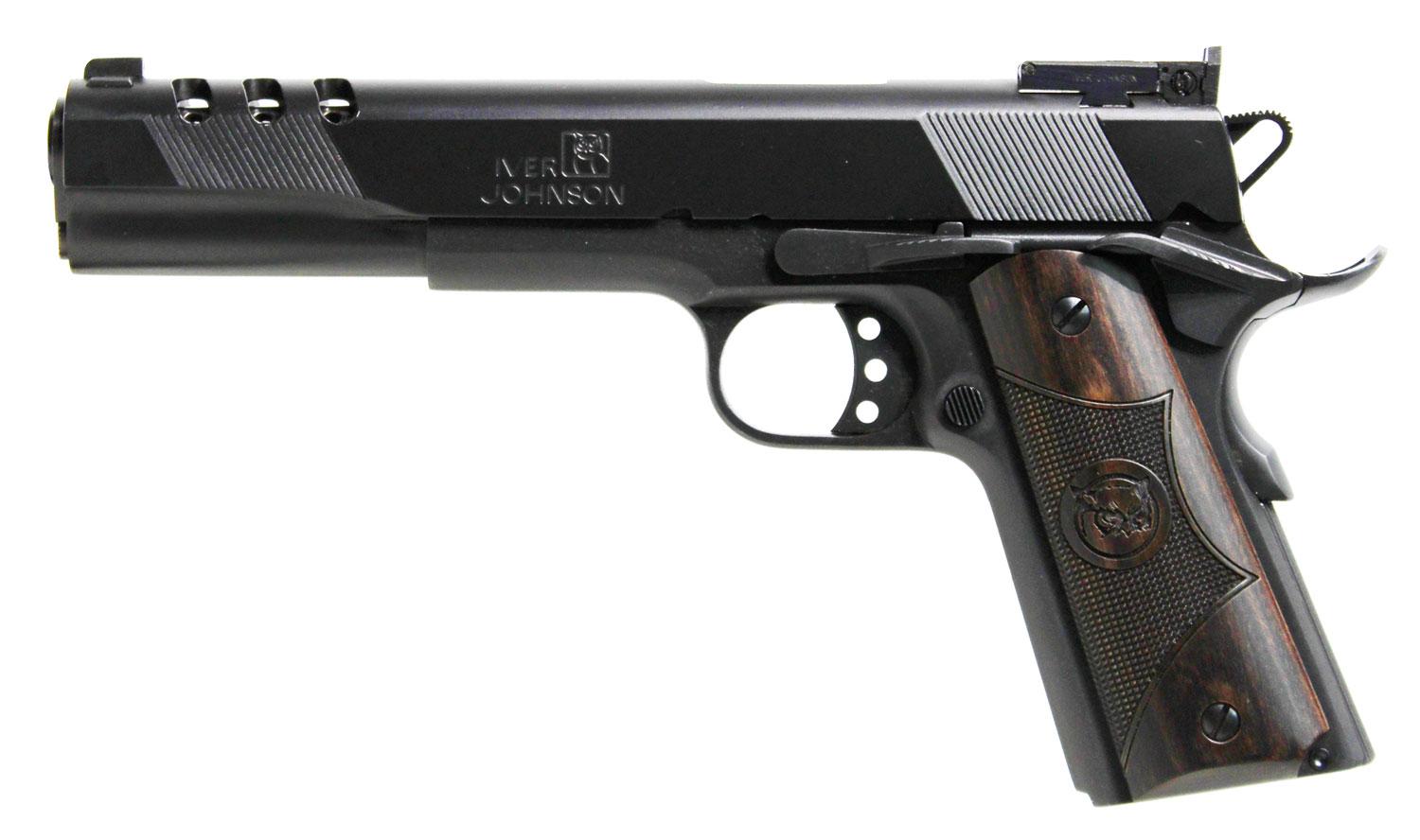 Iver Johnson 1911 Eagle XL Pistol EAGLEXL45, 45 ACP, 6", Diamondwood Grips, Ported Slide, 8 Rds