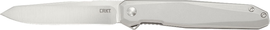 Columbia River Facet Folding Knife w/Plain Edge & Stainless Steel Handle (K230XXP)