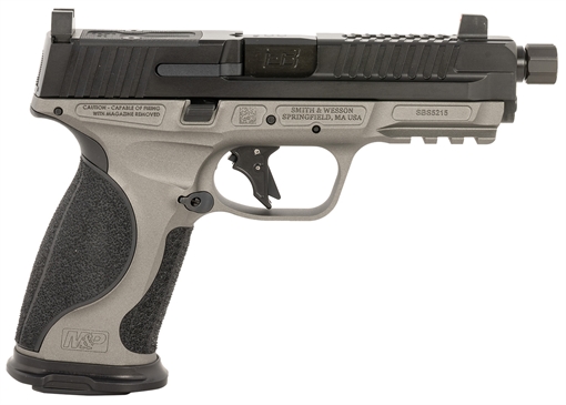 Ed Brown Fueled M&P Tactical 9mm Luger 19+1 4.75" Black Nitride Match Grade Threaded Barrel, Black Nitride Optic Cut/Serrated Stainless Steel Slide MPFTACT