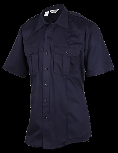 Elbeco HeroShield 100% Cotton Men's Bravo Short Sleeve Shirt SM2001NV+3XL