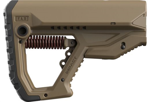 F.A.B. DEFENSE IMPACT RECOIL REDUCTION BUTTSTOCK AR-15 FDE FXCIMPACTT