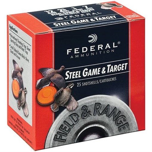 FEDERAL FIELD & RANGE STEEL AMO 28 #6 2-3/4" 5/8 OZ 25RD FRS283 6