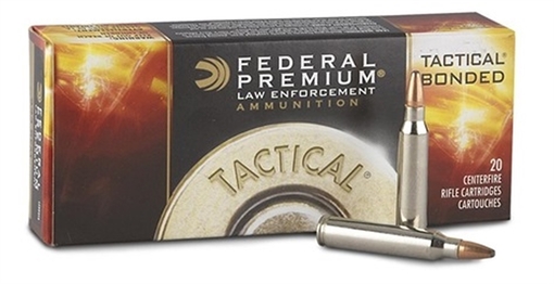 Federal Premium Ammunition Tactical .223 Rem Bonded SP LE223T1