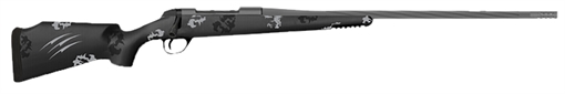 Fierce Firearms Twisted TI Rogue 6.5 PRC 20" Black Cerakote Steel Threaded Barrel, Drilled & Tapped Titanium Receiver, LR Negative Comb Phantom Camo Carbon Fiber Stock TWTROG65PRC20BP