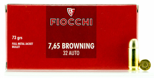 Fiocchi Shooting Dynamics .32 Acp 73gr, Full Metal Jacket 50rd Box