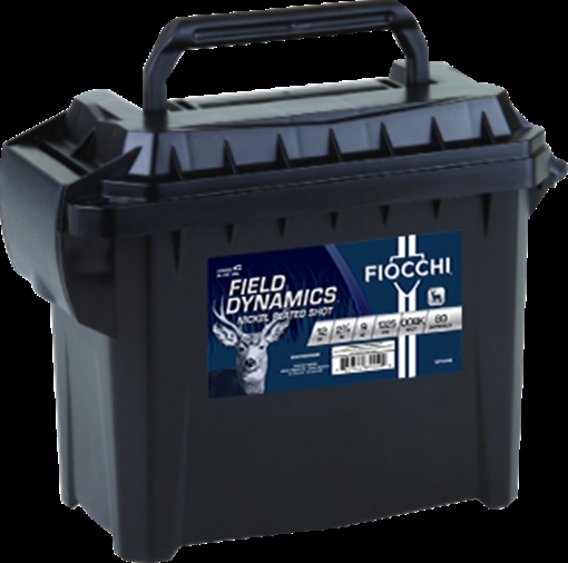 FIOCCHI BUCKSHOT AMO 12GA 2.75 IN 00BK 9 PEL 80-RD FIELD BOX 12FHV00B