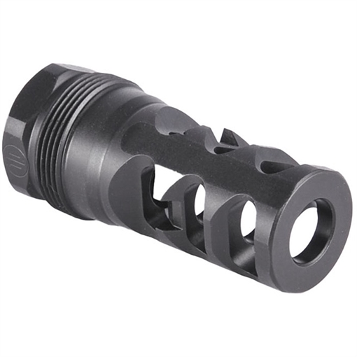 Primary Weapons FRC FLAT 3-PORT 223 CALIBER 1/2''-28 THREADS COMPENSATOR FRC-F-3P-1/2X28