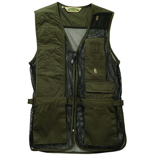 Bob Allen FULL MESH SHOOTING VEST SAGE GREEN RH M 30196