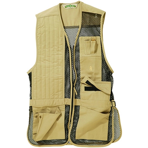 Bob Allen FULL MESH SHOOTING VEST KHAKI RH XL 30247