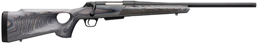 Winchester XPR Thumbhole Varmint Rifle 535727212, 243 Winchester, 24", Gray Laminate Stock, Matte Black Finish, 3 Rds