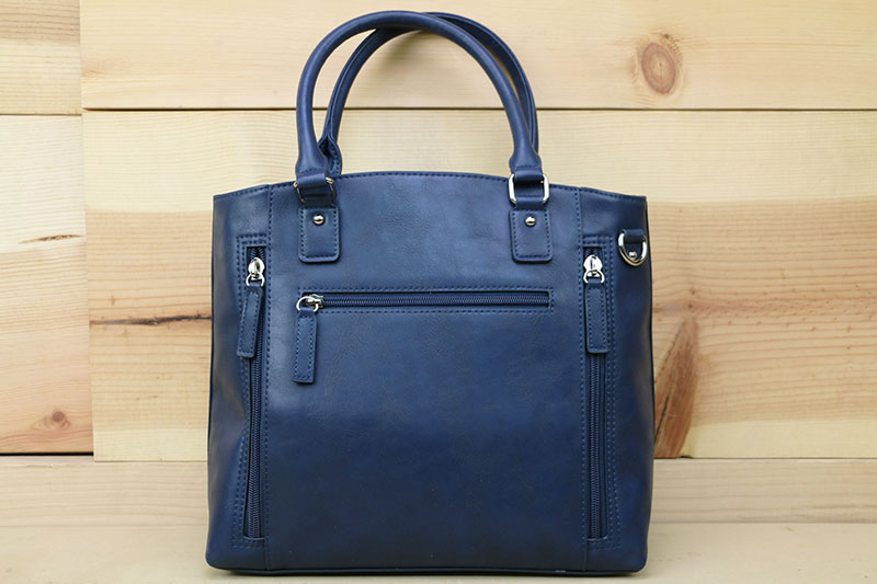 Gun Tote'n Mamas Town Tote Indigo (GTM-51/INDIGO) Fits Small Pistols & Revolvers, Ambidextrous Hand