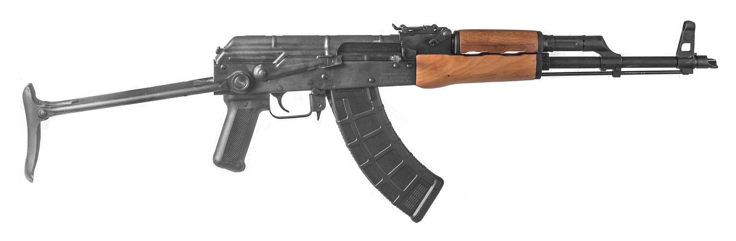 Century WASR-10 Underfolder Semi-Auto Rifle RI3321N, 7.62x39mm, 16.25", Folding Stock, Black Finish, 30 Rds